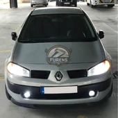 Renault Megane 2 2003-2008 Uyumlu H lip Esnek Ön Lip 2 Parça Karlık Ön Ek Tampon Altı Dil - 5