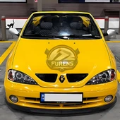 Renault Megane 1 1995-2003 Uyumlu H lip Esnek Ön Lip 2 Parça Karlık Ön Ek Tampon Altı Dil thumbnail 1