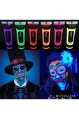 12 Adet Neonlu Glow Parti Yüz Boyası Karanlıkta Parlayan Fosforlu Vücut Boyama Krem Boya - 7