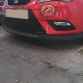 Seat İbiza mk3 2014-2023 Uyumlu H lip Esnek Ön Lip 2 Parça Karlık Ön Ek Tampon Altı Dil - 4