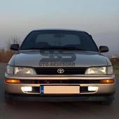 Toyota Corolla Efsane Kasa AE101 1991-1998 Uyumlu H lip Esnek Ön Lip 2 Parça Karlık Ön Ek Tampon Altı Dil - 1