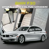 Bmw F30 Bej Renk Tay Tüyü Cepli & Terletmez Sırtlı Oto Koltuk Minder Seti - Koltuk Koruma Kılıfı (ÖN & ARKA TAM SET) thumbnail 1