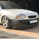 Toyota Corolla Terra 1999-2002 Uyumlu H lip Esnek Ön Lip 2 Parça Karlık Ön Ek Tampon Altı Dil - 7