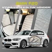 Bmw F20 Bej Renk Tay Tüyü Cepli & Terletmez Sırtlı Oto Koltuk Minder Seti - Koltuk Koruma Kılıfı (ÖN & ARKA TAM SET) - 1
