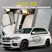 Bmw X5 Bej Renk Tay Tüyü Cepli & Terletmez Sırtlı Oto Koltuk Minder Seti - Koltuk Koruma Kılıfı (ÖN & ARKA TAM SET) thumbnail 1