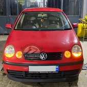 Volkswagen Polo 4 2002-2008 Uyumlu H lip Esnek Ön Lip 2 Parça Karlık Ön Ek Tampon Altı Dil thumbnail 1