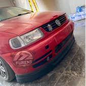 Volkswagen Polo Mk3 1994-2003 6N Uyumlu H lip Esnek Ön Lip 2 Parça Karlık Ön Ek Tampon Altı Dil thumbnail 4