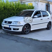 Volkswagen Polo Mk3 1994-2003 6N Uyumlu H lip Esnek Ön Lip 2 Parça Karlık Ön Ek Tampon Altı Dil thumbnail 7