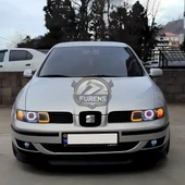 Seat Toledo 1999-2004 Uyumlu H lip Esnek Ön Lip 2 Parça Karlık Ön Ek Tampon Altı Dil thumbnail 1