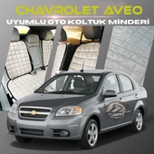 Chevrolet Aveo Bej Renk Tay Tüyü Cepli & Terletmez Sırtlı Oto Koltuk Minder Seti - Koltuk Koruma Kılıfı (ÖN & ARKA TAM SET) thumbnail 1