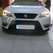 Seat Leon MK3 2013-2020 Uyumlu H lip Esnek Ön Lip 2 Parça Karlık Ön Ek Tampon Altı Dil - 1