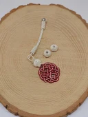 Bakır El İşi Kazaz Püskül & 2 Habbeli Takım (55974) thumbnail 2