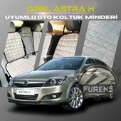 Opel Astra H Bej Renk Tay Tüyü Cepli & Terletmez Sırtlı Oto Koltuk Minder Seti - Koltuk Koruma Kılıfı (ÖN & ARKA TAM SET) thumbnail 1