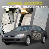Honda Accord Bej Renk Tay Tüyü Cepli & Terletmez Sırtlı Oto Koltuk Minder Seti - Koltuk Koruma Kılıfı (ÖN & ARKA TAM SET) thumbnail 1