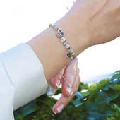 Fil Figürlü Charmlı Gümüş Bileklik thumbnail 4