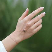 Göz Modeli Rose Gold Gümüş Şahmeran thumbnail 1