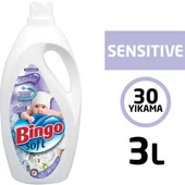 Bingo Soft Sensitive Çamaşır Yumuşatıcısı 3 lt x 2 Adet thumbnail 2