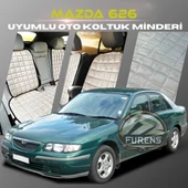 Mazda 626 Bej Renk Tay Tüyü Cepli & Terletmez Sırtlı Oto Koltuk Minder Seti - Koltuk Koruma Kılıfı (ÖN & ARKA TAM SET) thumbnail 1