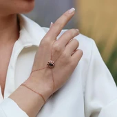 Göz Modeli Rose Gold Gümüş Şahmeran thumbnail 3