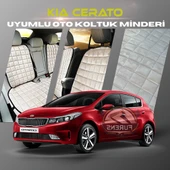 Kia Cerato Bej Renk Tay Tüyü Cepli & Terletmez Sırtlı Oto Koltuk Minder Seti - Koltuk Koruma Kılıfı (ÖN & ARKA TAM SET) thumbnail 1