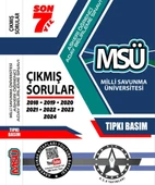 MSÜ Geçmiş Yıllarda Çıkmış Sorular - 1
