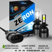 Fiat Doblo D3 2006-2012 Kısa Far Uyumlu Şimşek Etkili Led Xenon Light Series H11 - 2