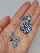 Bakır El İşi Kazaz Püskül & 2 Habbeli Takım (55976) thumbnail 1