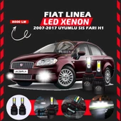 Fiat Linea 2007-2017 Sis Farı Uyumlu Şimşek Etkili Led Xenon Light Series H1 - 1