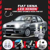 Fiat Siena 1999-2002 Kısa Far Uyumlu Şimşek Etkili Led Xenon Performance Series H7 thumbnail 1