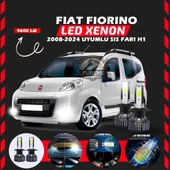 Fiat Fiorino 2008-2024 Sis Farı Uyumlu Şimşek Etkili Led Xenon Pro Series H1 thumbnail 1