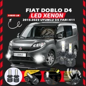 Fiat Doblo D4 2015-2023 Sis Farı Uyumlu Şimşek Etkili Led Xenon Premium Series H11 thumbnail 1