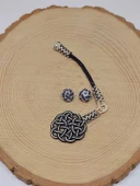 Bakır El İşi Kazaz Püskül & 2 Habbeli Takım (55982) thumbnail 2