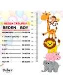 Ayı Desenli Erkek Bebek Hastane Çıkışı Bebek Kıyafetleri Yenidoğan Hastane Çıkış Seti 10 lu Kutulu - 8