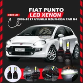 Fiat Punto 2006-2017 Uzun - Kısa Far Uyumlu Şimşek Etkili Led Xenon Light Series H4 - 1