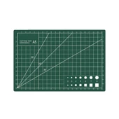 A5 Kesme Matı Patchwork - Cutting Mat - Kesme Tablası - Kesim Altlığı - 22*15cm - Yeşil - 1