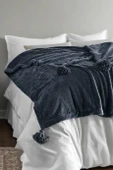 Puffy Wellsoft Antrasit Battaniye - 200 x 220 cm - 1