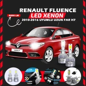 Renault Fluence 2010-2016 Uzun Far Uyumlu Şimşek Etkili Led Xenon Performance Series H7 thumbnail 1