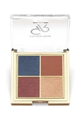 Golden Rose Quattro Eyeshadow Palette No: 03 Blue Charm - Far Paleti - 8691190516215 - 1