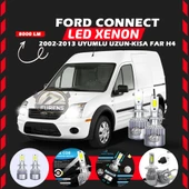 Ford Connect 2002-2013 Uzun - Kısa Far Uyumlu Şimşek Etkili Led Xenon Performance Series H4 thumbnail 1