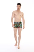 Erkek Renkli Yazı Desenli Dijital Boxer 796 thumbnail 1