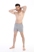 Erkek Penye Gri Boxer 805 thumbnail 4