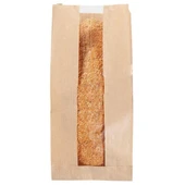 Pencereli Şemua Çizgili Baget Ekmek Fırın Kese Kağıdı - Orta boy -15x33 Cm. -5 Kg - Ort. 800 Ad - 3