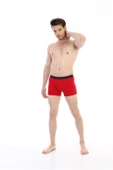 Erkek Elastanlı Cepli Kırmızı Boxer 888 thumbnail 3