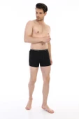 Erkek Elastanlı Biyeli Siyah Boxer Şort 880 thumbnail 2