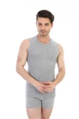 Erkek Ribana Kolsuz Spor Gri Atlet 920 - 3
