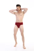 Erkek Süprem Bordo Slip 741 - 3