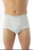 Erkek Ribana Klasik Beyaz Slip 860 - 6