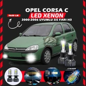 Opel Corsa C 2000-2006 Sis Farı Uyumlu Şimşek Etkili Led Xenon Pro Series H3 thumbnail 1
