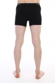 Erkek Elastanlı Biyeli Siyah Boxer Şort 880 thumbnail 7