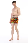 Erkek Renkli Yaprak Desenli Dijital Boxer 796 - 3